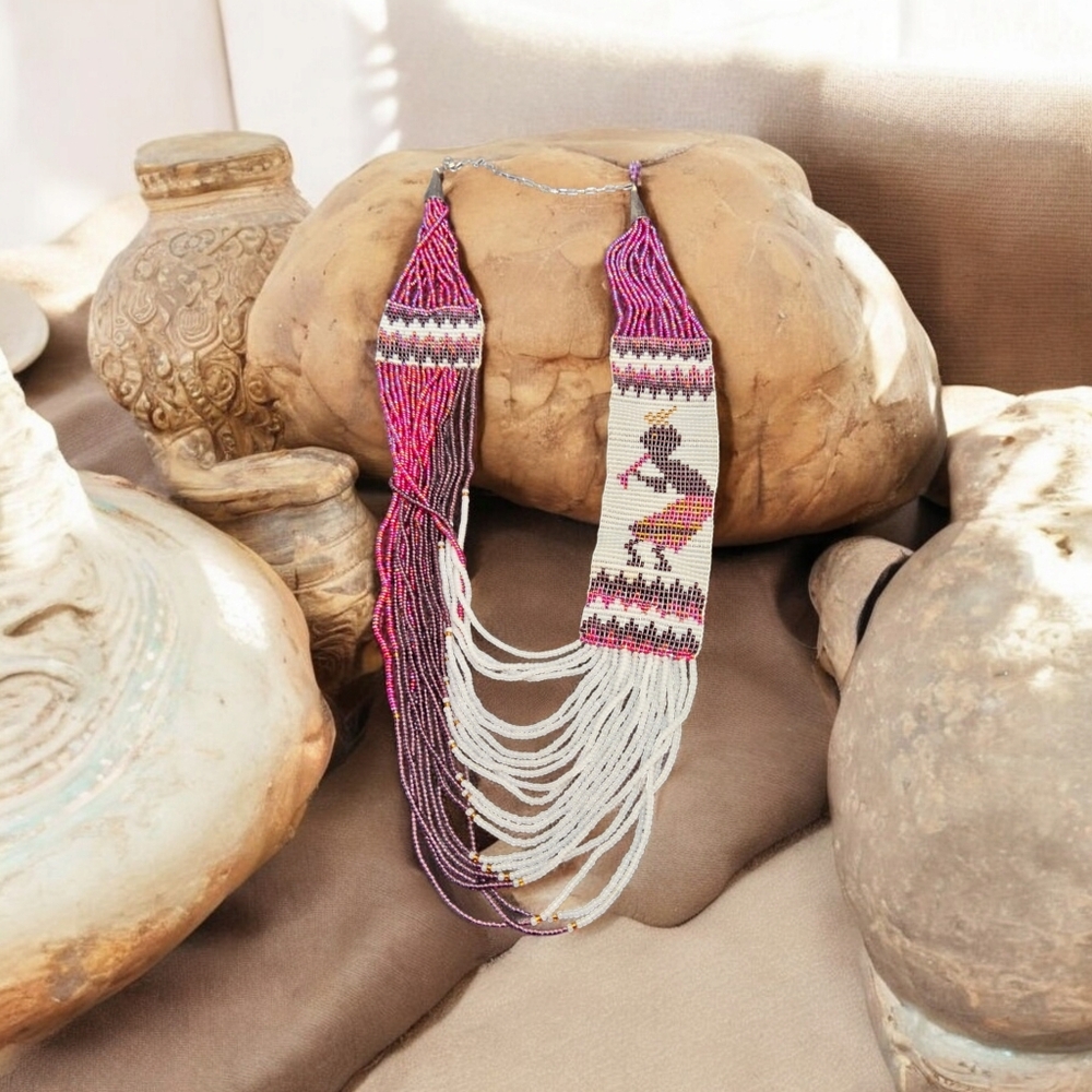Navajo Beaded NECKLACE Southwest style
